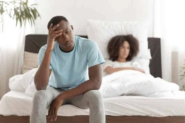 Man upset about ED symptoms Leeds