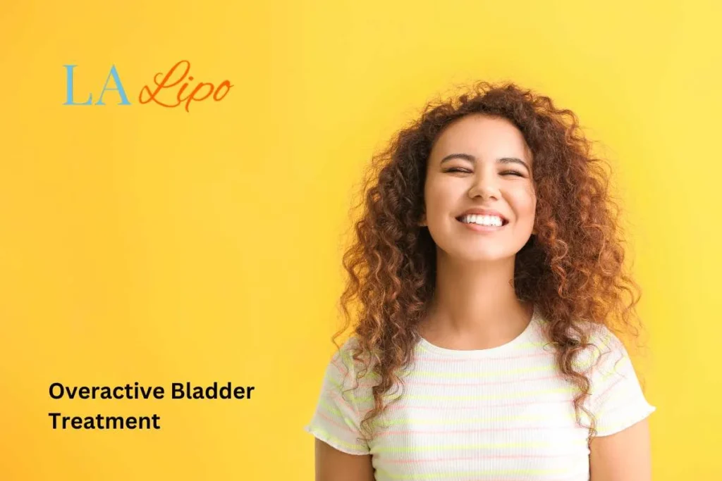 woman smiling about overactive bladder treatment Leeds solutions